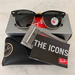 Ray-ban Polarized Clubmaster Classic Sunglasses - Brand New (RB3016)